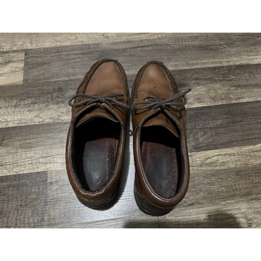 Duck Head Brown Soft Leather Dress Shoes‎ Adult Men's Size 10M